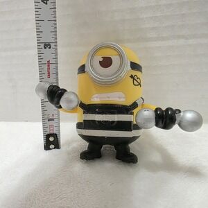 2017 Despicable Me 3 Pumping Iron Minion Weightlifter  McDonald's Happy Meal Toy